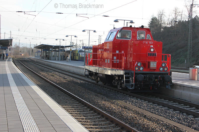 Bild der Rettungszuglok 714 103 in Kreiensen, Fotograf Thomas Brackmann